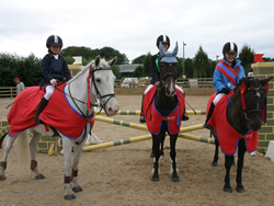 Whos Dobbie with Jodie and friends Susan and Emma following presentation Pony Glencarrig Final 2007